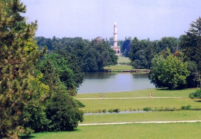 Lednice - Minaret a Zámecký rybník