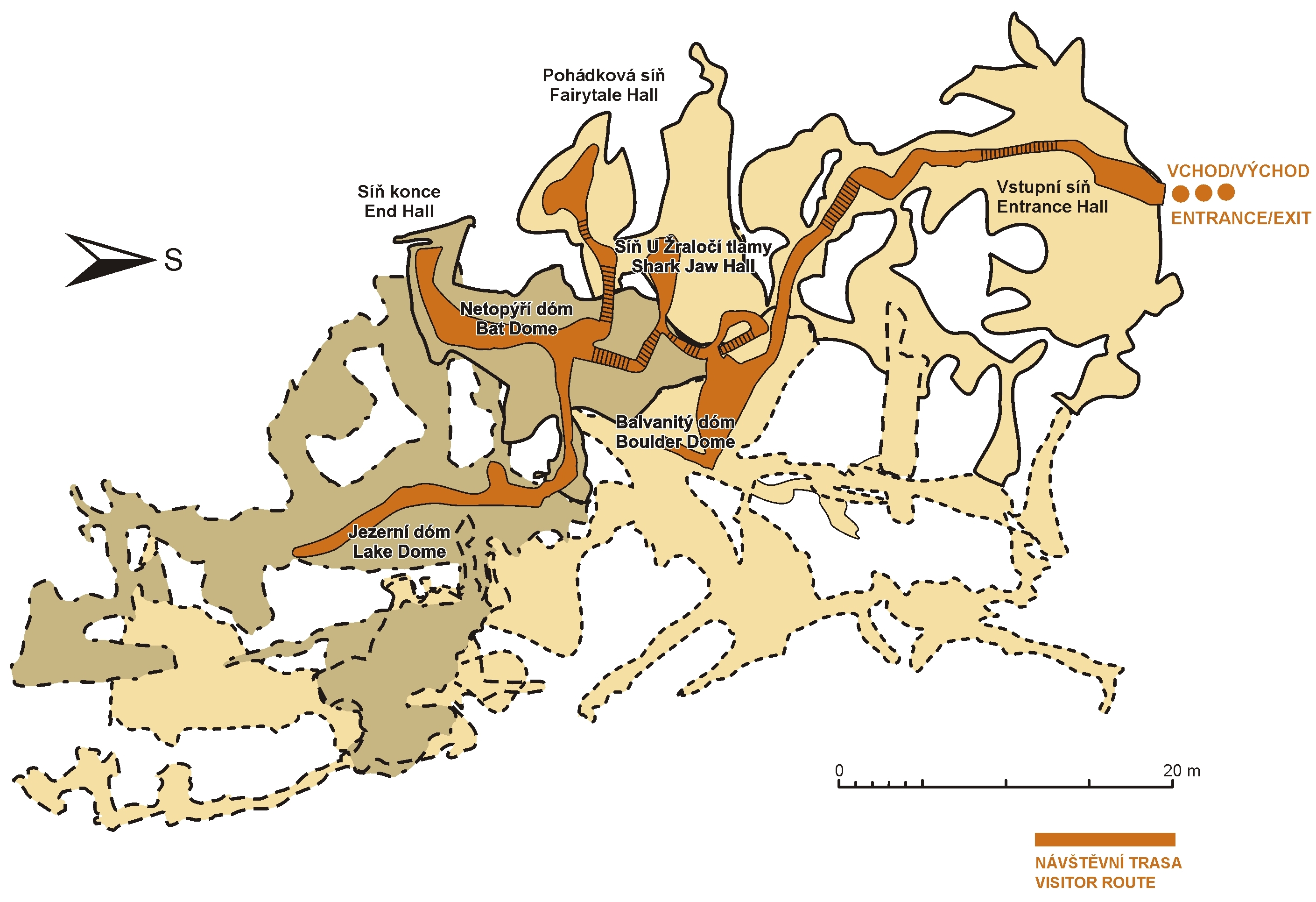 Jeskyně Na Turoldu - map