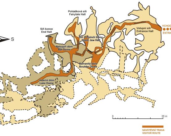 Jeskyně Na Turoldu - map